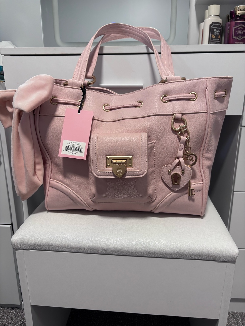 NWT Juicy Couture Royal to Juicy Daydreamer in Pink Clay